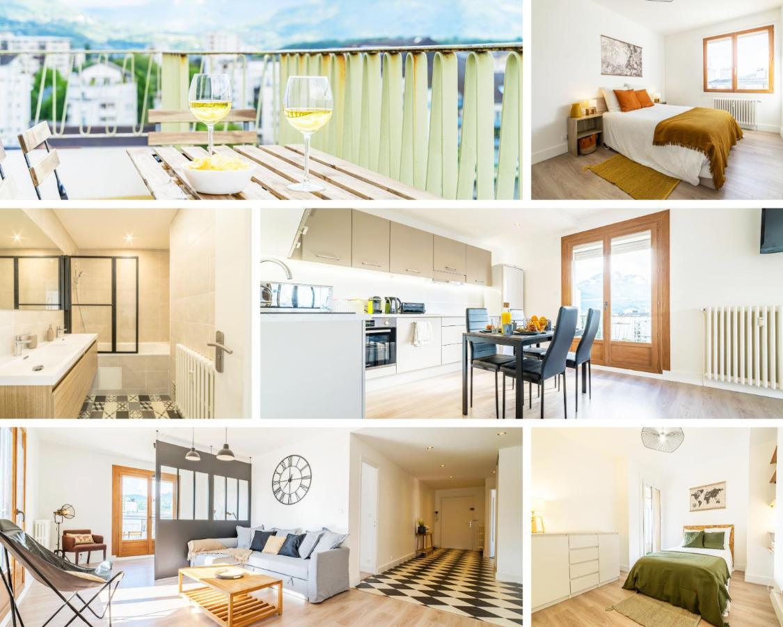 Vue Sensationnelle - Wifi Fibre - Arrivee Autonome Daire Chambéry Dış mekan fotoğraf