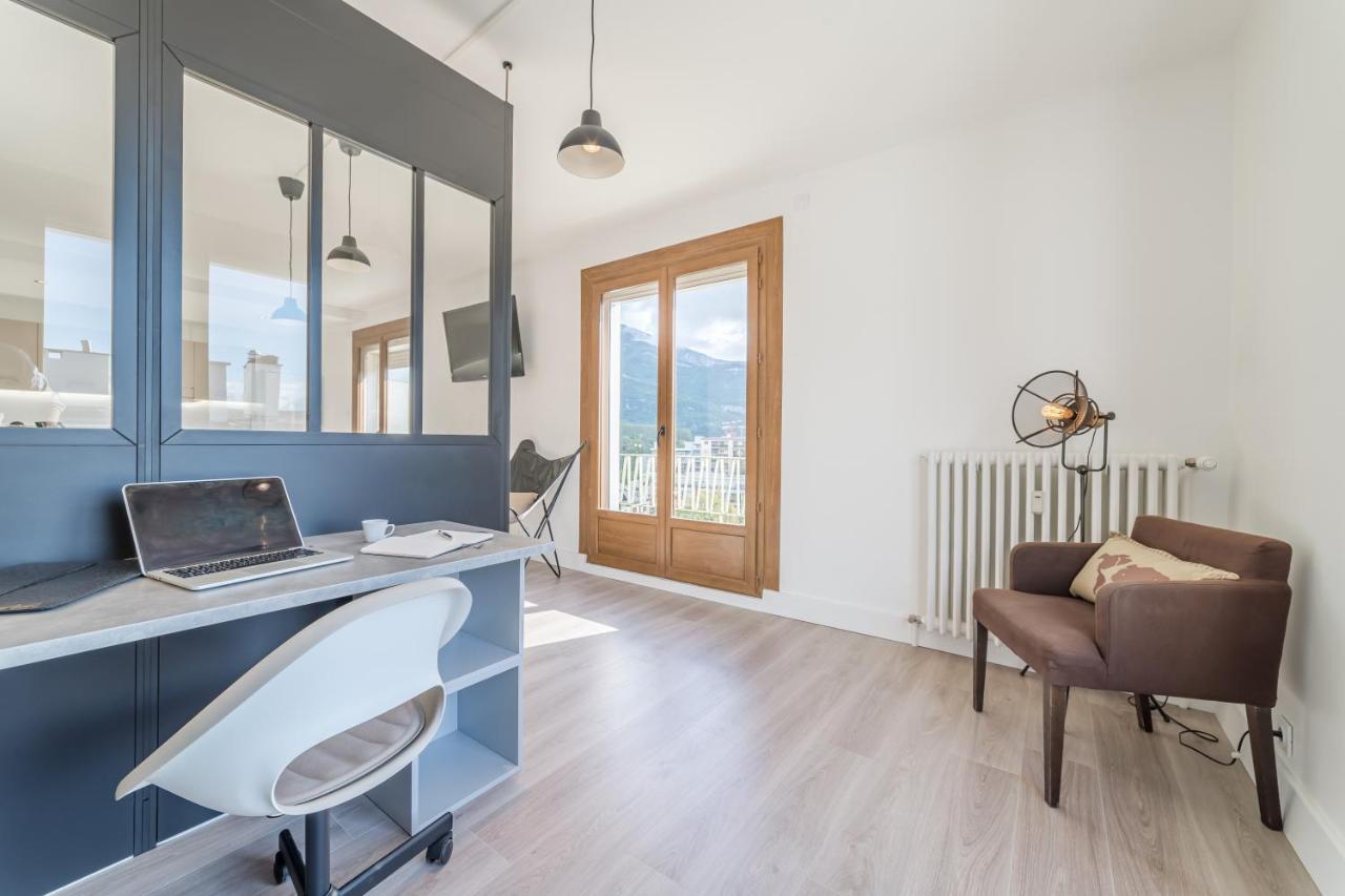 Vue Sensationnelle - Wifi Fibre - Arrivee Autonome Daire Chambéry Dış mekan fotoğraf