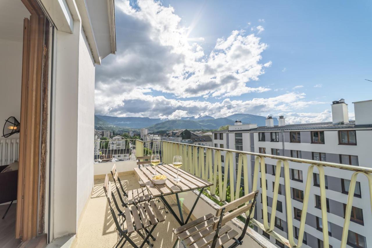 Vue Sensationnelle - Wifi Fibre - Arrivee Autonome Daire Chambéry Dış mekan fotoğraf
